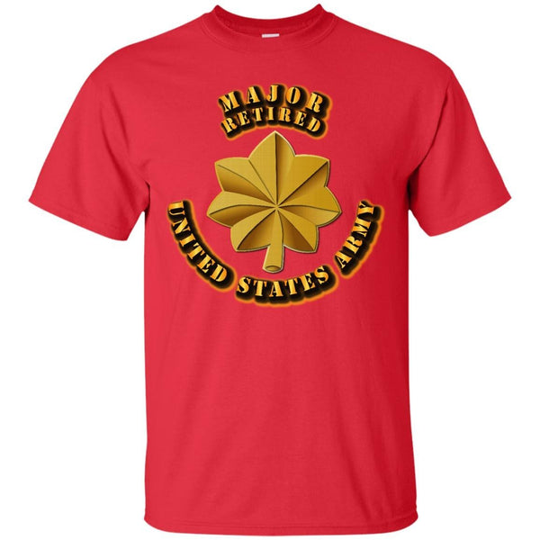Army - Major Retired w txt T-Shirt
